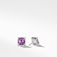 Load image into Gallery viewer, Earrings with Amethyst and Diamonds
