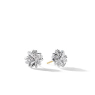 Crossover Earrings with Diamonds,