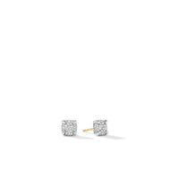 Petite Chatelaine Stud Earrings with Full Pave Diamonds