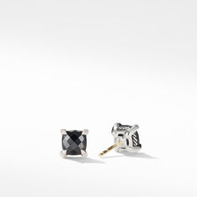 Load image into Gallery viewer, Chatelaine Stud Earrings with Black Onyx and Diamonds
