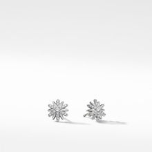 Load image into Gallery viewer, Petite Starburst Stud Earrings with Pave Diamonds
