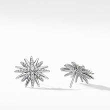 Load image into Gallery viewer, Starburst Stud Earrings with Pave Diamonds
