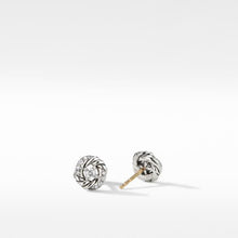 Load image into Gallery viewer, Petite Infinity Stud Earrings with Diamonds
