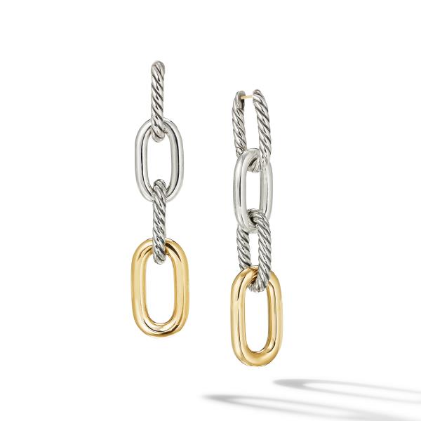 DY Madison Chain Drop Earrings with 18K Yellow Gold