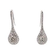Royal Collection Diamond Drop Earrings