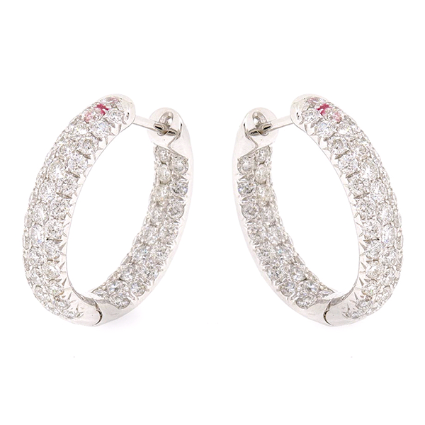Royal Collection Diamond Inside Out Earrings