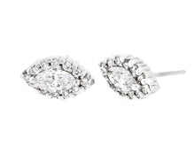 Load image into Gallery viewer, Royal Collection Marquise Diamond Earrings

