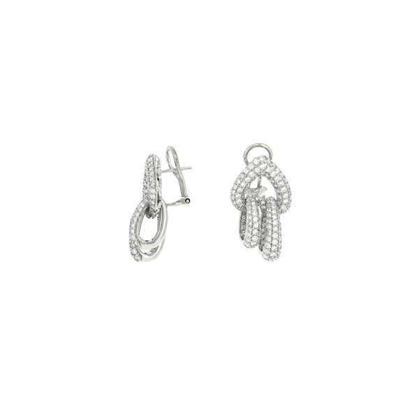 Royal Collection Reverse Heart Diamond Earrings