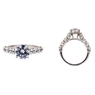 Martin Flyer Sterling Silver Engagement Ring
