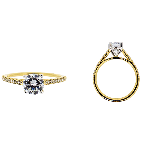 Martin Flyer Diamond Engagement Ring