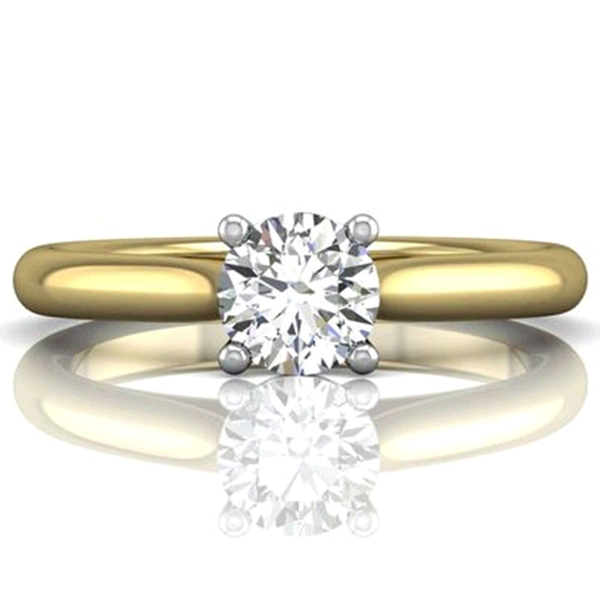 Martin Flyer Solitaire Mounting Engagement Ring