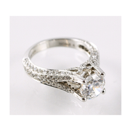 Natalie K 4 Prong Diamond Ring