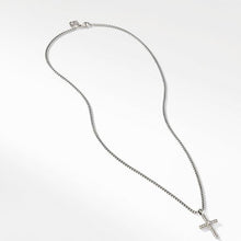 Load image into Gallery viewer, Cable Classics Cross Necklace with Diamond
