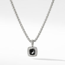 Load image into Gallery viewer, Pendant Necklace with Black Onyx and Diamonds
