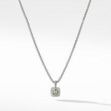Load image into Gallery viewer, Pendant Necklace with Prasiolite and Diamonds
