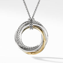 Load image into Gallery viewer, Crossover Pendant Necklace with Gold
