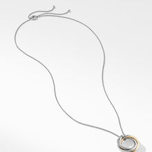 Load image into Gallery viewer, Crossover Pendant Necklace with Gold
