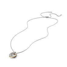 Load image into Gallery viewer, Crossover Small Pendant Necklace with Gold
