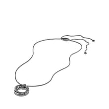 Load image into Gallery viewer, Crossover Pendant Necklace with Diamonds
