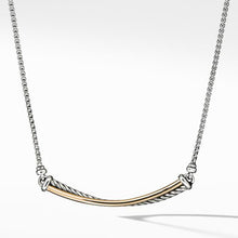 Load image into Gallery viewer, Crossover Bar Necklace with 18K Gold
