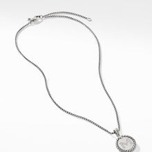 Load image into Gallery viewer, Initial "M" Charm Necklace with Diamonds
