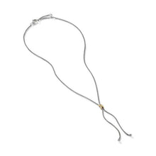 Load image into Gallery viewer, Petite X Lariat Y Necklace with 18K Yellow Gold
