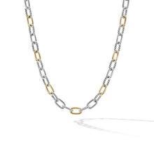 Load image into Gallery viewer, DY Madison Chain Necklace in Sterling Silver with 18K Yellow Gold
