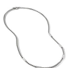 Load image into Gallery viewer, Streamline Station Box Chain Necklace
