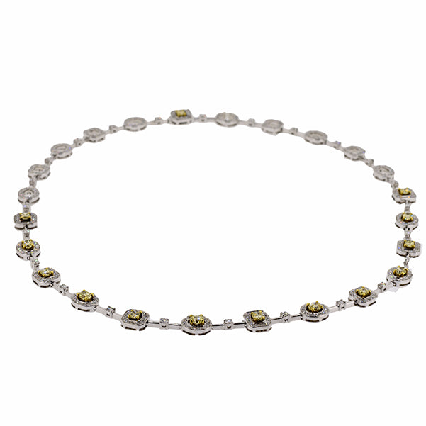 Charles Krypell Pastel Diamond Necklace