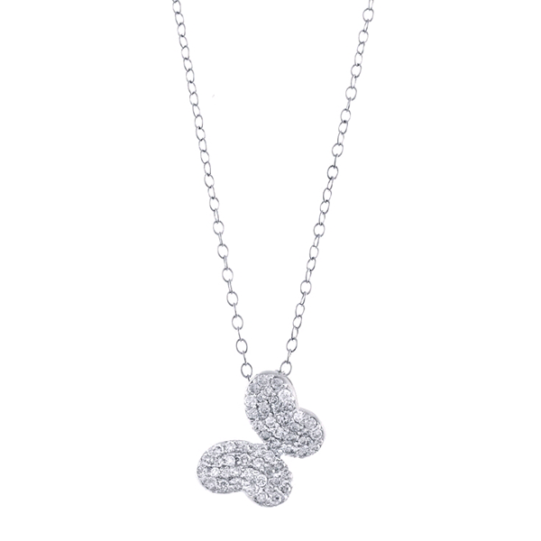 Royal Collection Diamond Butterfly Necklace
