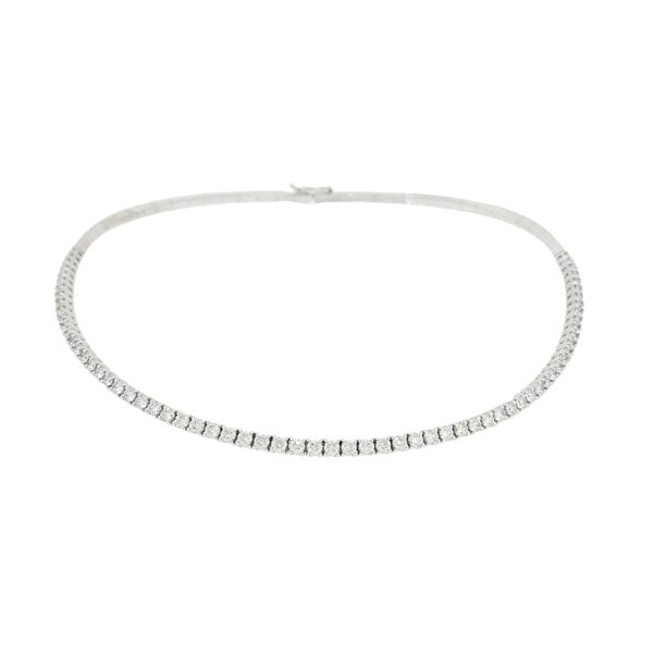Royal Collection Diamond Motion Spring Collar Necklace