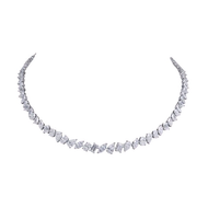 Royal Collection Multi Shape Diamond Necklace
