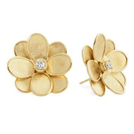 Marco Bicego Petali Collection Flower Stud Earrings