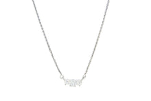 Load image into Gallery viewer, Royal Collection 3 Stone Diamond Pendant
