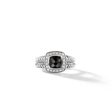 Load image into Gallery viewer, Petite Albion Ring with Black Onyx and Diamonds
