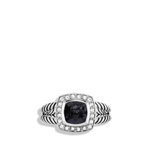 Load image into Gallery viewer, Petite Albion Ring with Black Onyx and Diamonds
