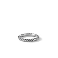 Cable Collectibles Stack Ring in Sterling Silver