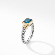 Load image into Gallery viewer, Novella Ring with Hampton Blue Topaz and 18K Yellow Gold
