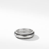 Beveled Band Ring in 18K White Gold with