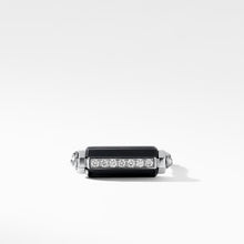 Load image into Gallery viewer, Lexington Barrel Ring with Black Onyx and Diamonds
