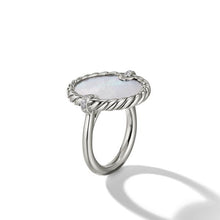 Load image into Gallery viewer, DY Elements Ring with Mother of Pearl and Pave Diamonds
