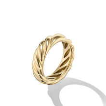 Load image into Gallery viewer, Sculpted Cable Band Ring in 18K Yellow Gold
