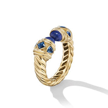 Load image into Gallery viewer, Renaissance Color Ring in 18K Yellow Gold with Lapis and Hampton Blue Topaz
