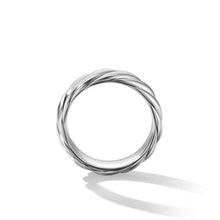 Load image into Gallery viewer, Sculpted Cable Contour Band Ring in Sterling Silver
