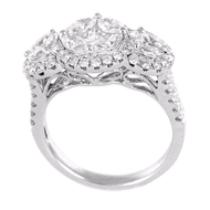 Royal Collection Diamond Halo Ring