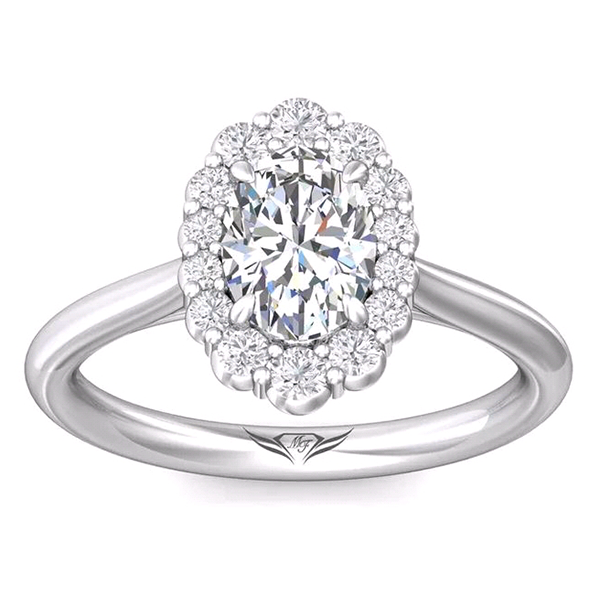 Martin Flyer Halo Diamond Ring