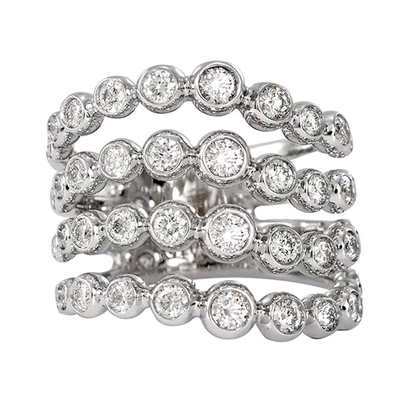 Royal Collection 4 Row Diamond Ring