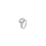 Vault Collection Diamond Cluster Engagement Ring