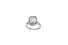 Load image into Gallery viewer, Royal Limited Collection Diamond Emerald Shape Illusion Ring
