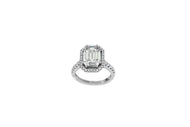 Royal Limited Collection Diamond Emerald Shape Illusion Ring